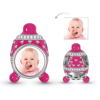 Baby Hat Photo Charm