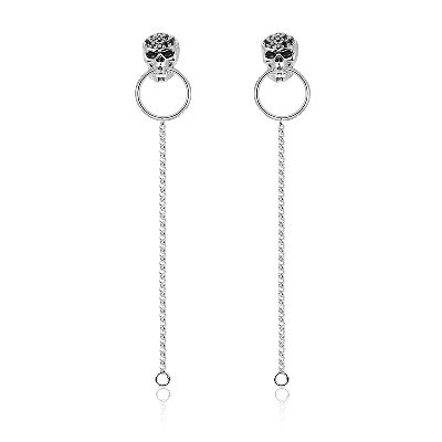 Skull Dangle Earrings