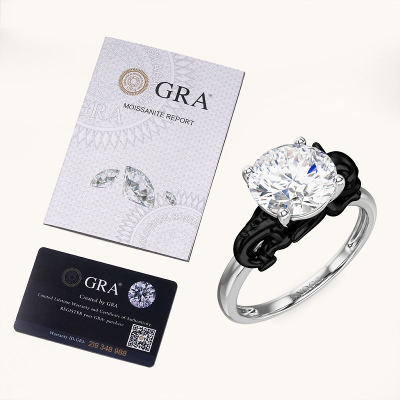 Little Black Dragon Ring