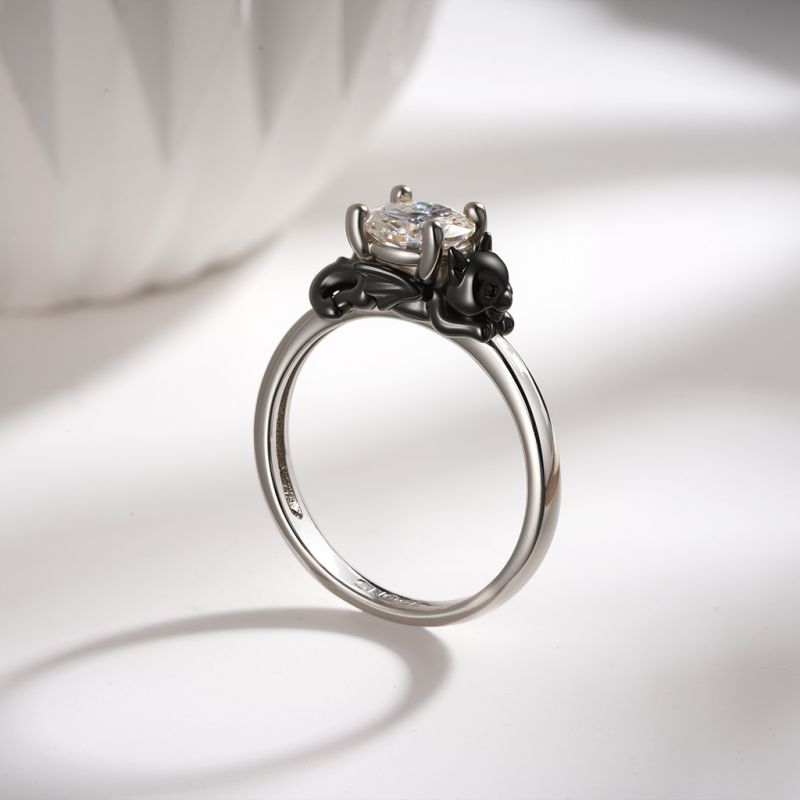 Little Black Dragon Ring