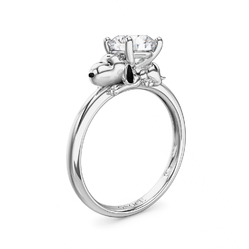 Peanuts Snoopy Moissanite Ring
