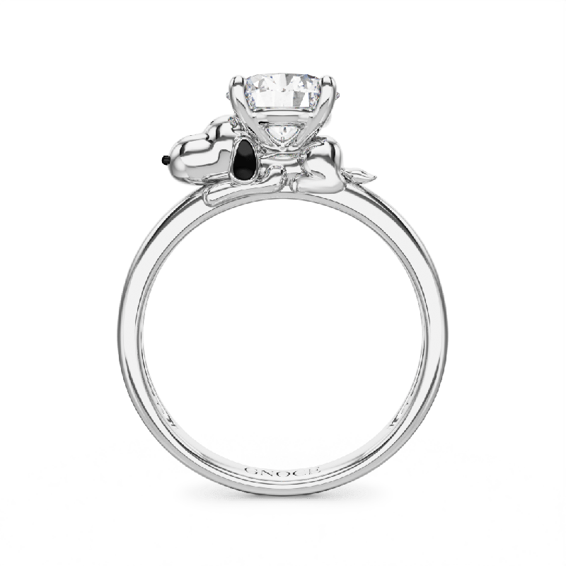 Peanuts Snoopy Moissanite Ring