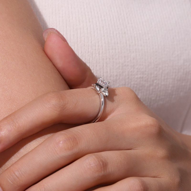 Peanuts Lovingly Snoopy Moissanite Ring