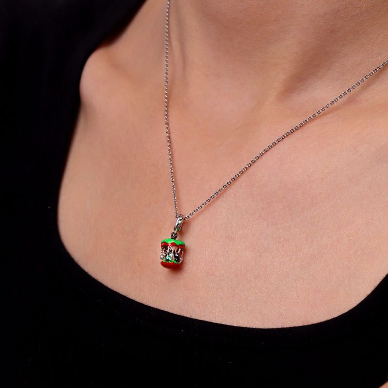 Poison Apple Carousel Pendant