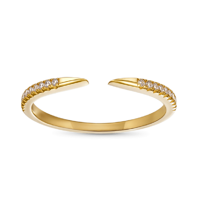 14K/10K Solid Gold Cuff Claw Ring